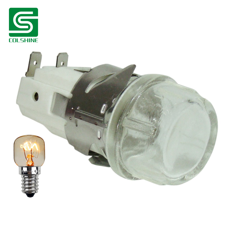 Conjunto Suporte Lâmpada E14 250V Para Forno.jpg